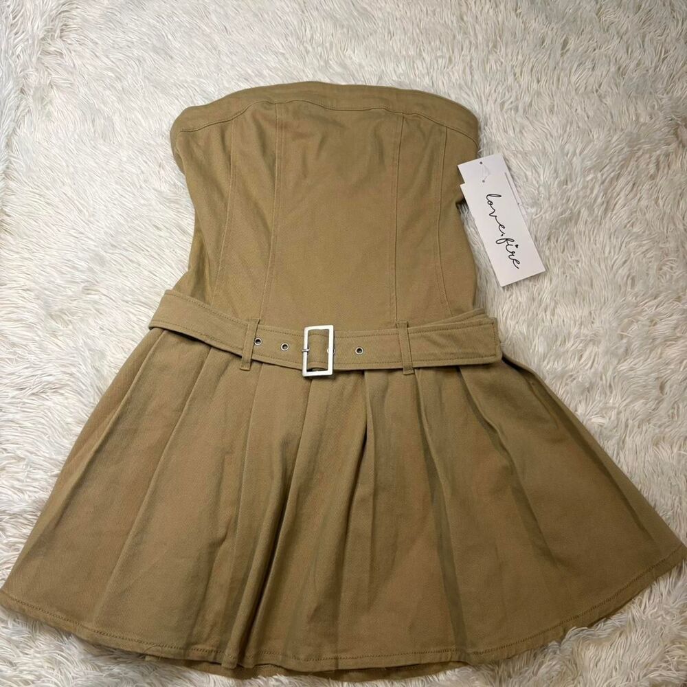 Unbranded Women's Tan and Khaki Dress